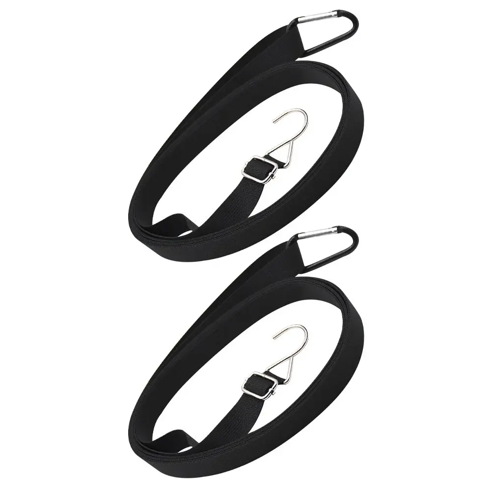 

2Pcs Heavy Duty Rubber Car Cover Straps Windproof Elastic Fixing Belt for All Weather Outdoor Use Wind Protector Strap Compact