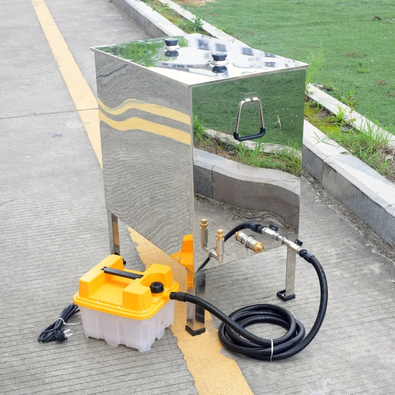 Beekeeping equipment with steam generator Stainless steel wax melting tank