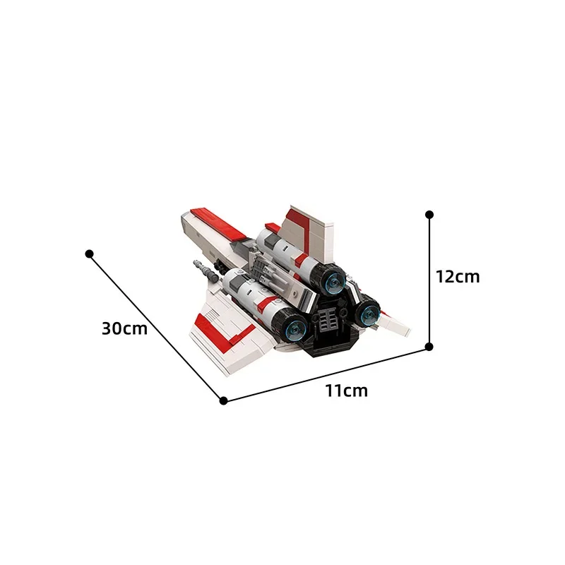 Galacticas Battlestars Viperals MKII Building Block Set Space Fighter Brick Block High-Tech Aircraft Model Toy for Kids Gift