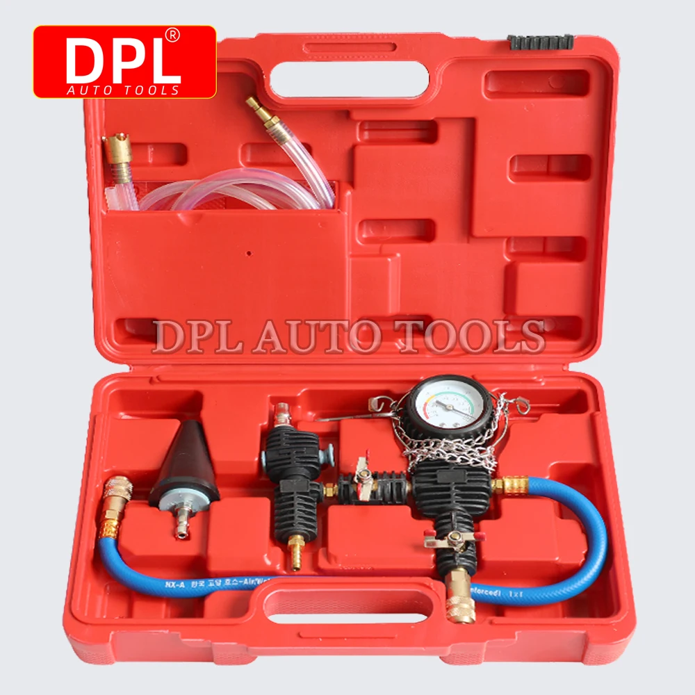 

Car Radiator Coolant System Vacuum Purge Water Antifreeze Changer Coolant Refill Tool Kit With Adapter