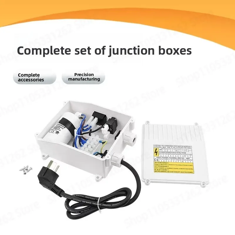 Deep Well Submersible Pump Control Box External Capacitor Junction Box for Single Phase