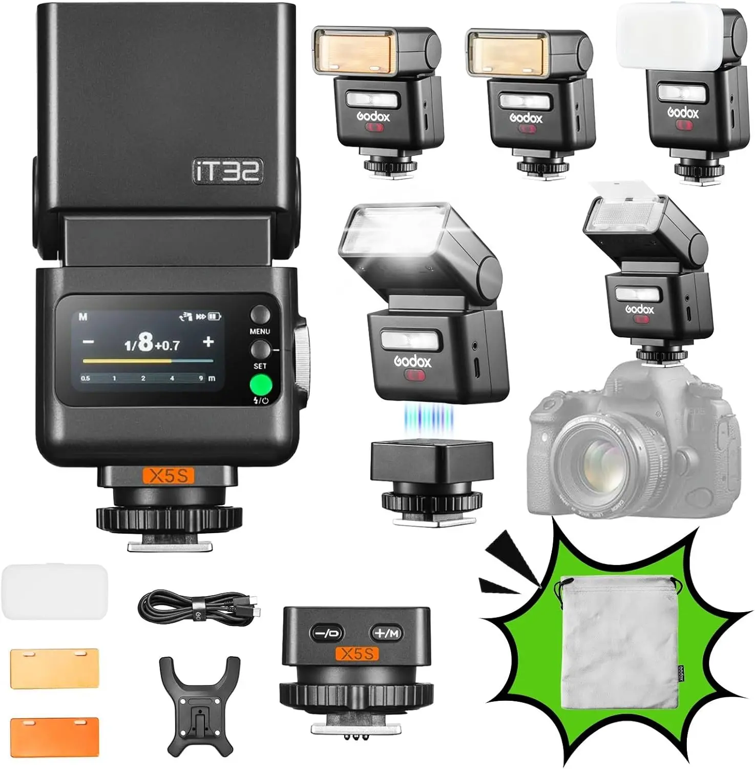Ttl Camera Flash Wi…