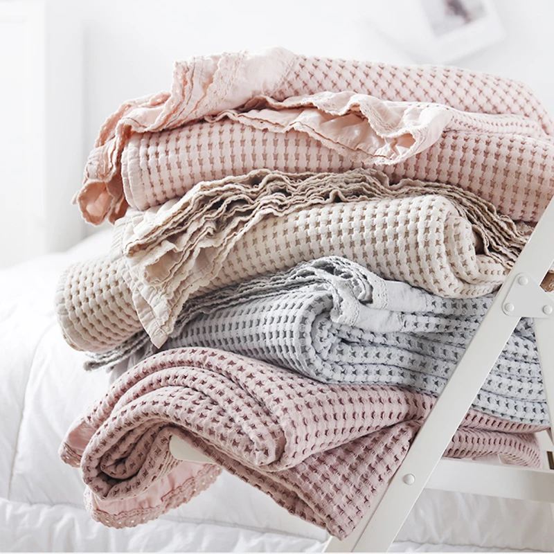 100% pure cotton blanket, waff - Wool Blanket Herringbone ulasan dan harga