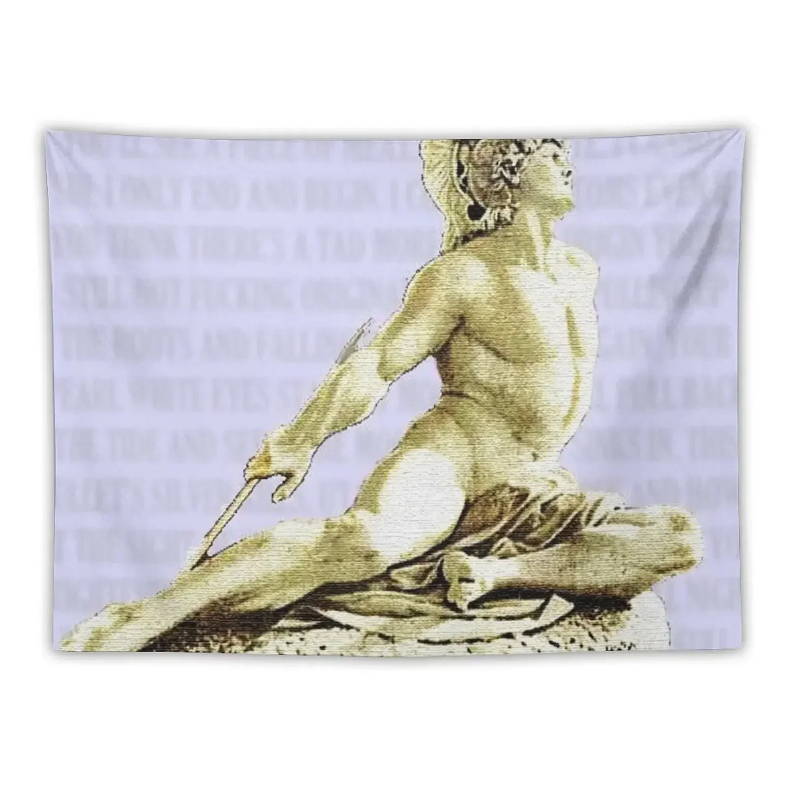 I No Longer Fear the Razor Guarding My Heel (II) Tapestry Christmas Decoration Wall Art Wallpapers Home Decor Tapestry