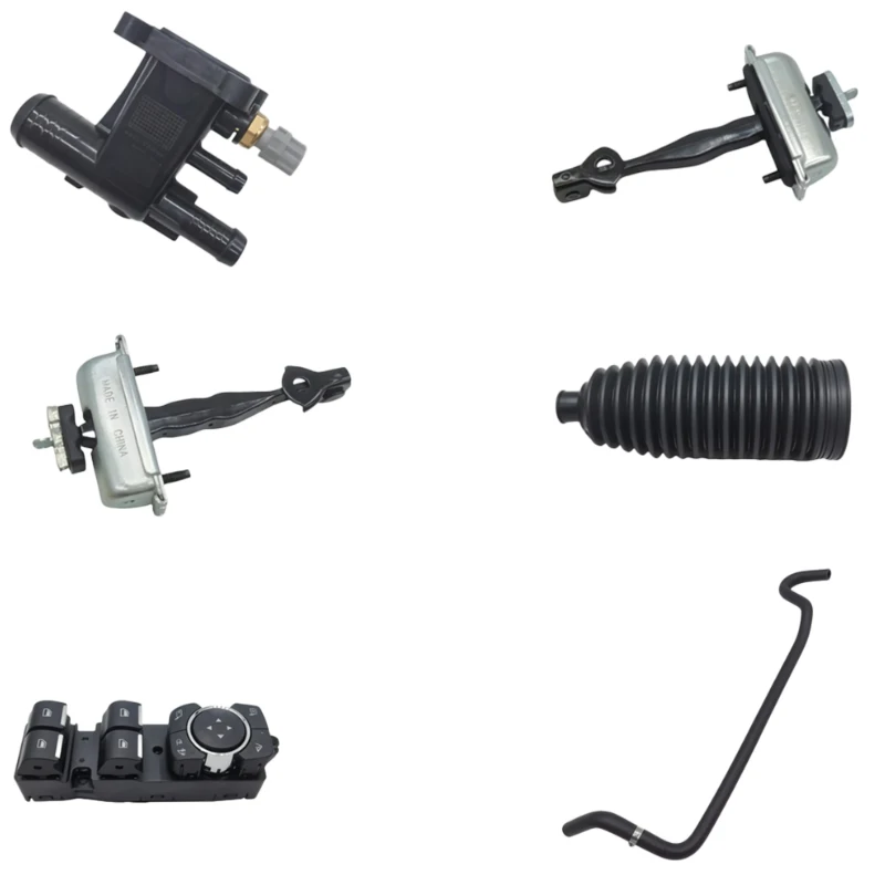 Adapter water outlet connector stop assembly door, right/left Stop assembly - door, right/left Bellows steering gear dust cover