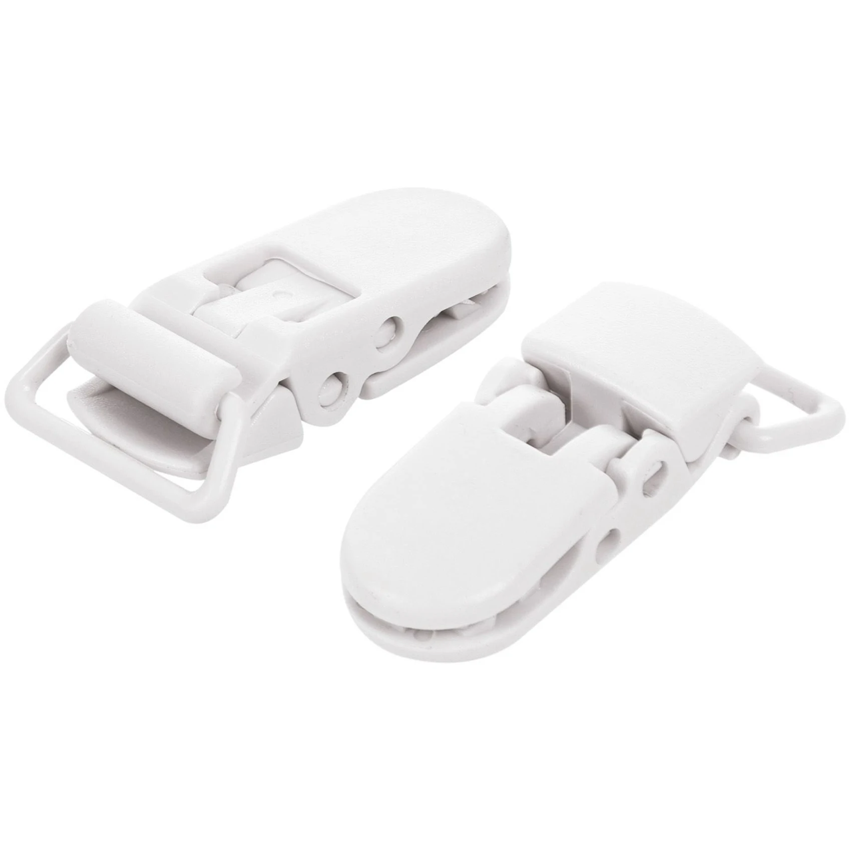 

CYGJ-20Pcs Baby Kids T-Shape Plastic Pacifier Clips Soother Dummy Style Badge Holder White