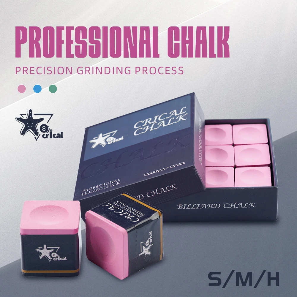 

Крейда для бильярдного кия с 9 шт. S/M/H синий/зеленый/розовый для каром, мел для снукера, аксессуары для бильярда