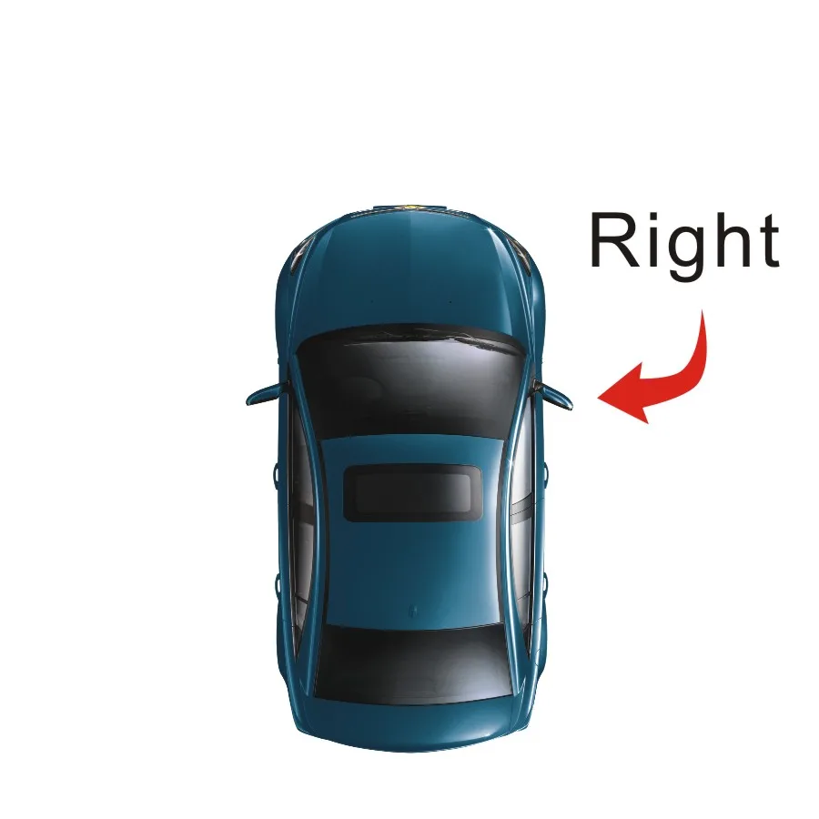 

For Mercedes-Benz C-Class W206 (2022-2024) & GLC W254 (2023-2024) Auto Heated Blind Spot Warning Rear Mirror Glass