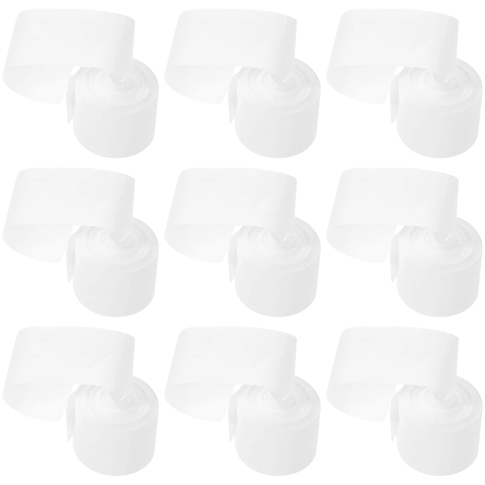 

12pcs Round Paper Pull Props White Circular Mouth Coils Paper Stage Performance Tricks Portable Fun Party Gimmick Toy