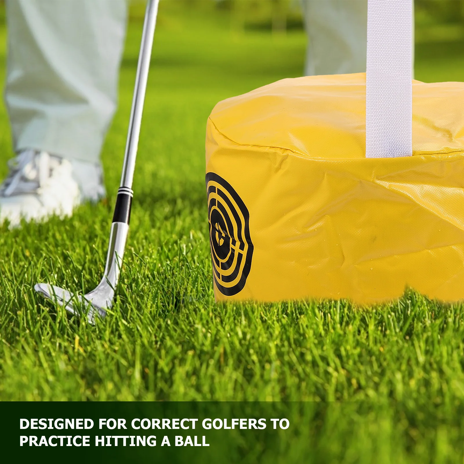 Golf Swing Training Bag Heavy Duty Practice Swing Trainer for Accuracy Improvement Reliable Hitting Strike Bag Exercise