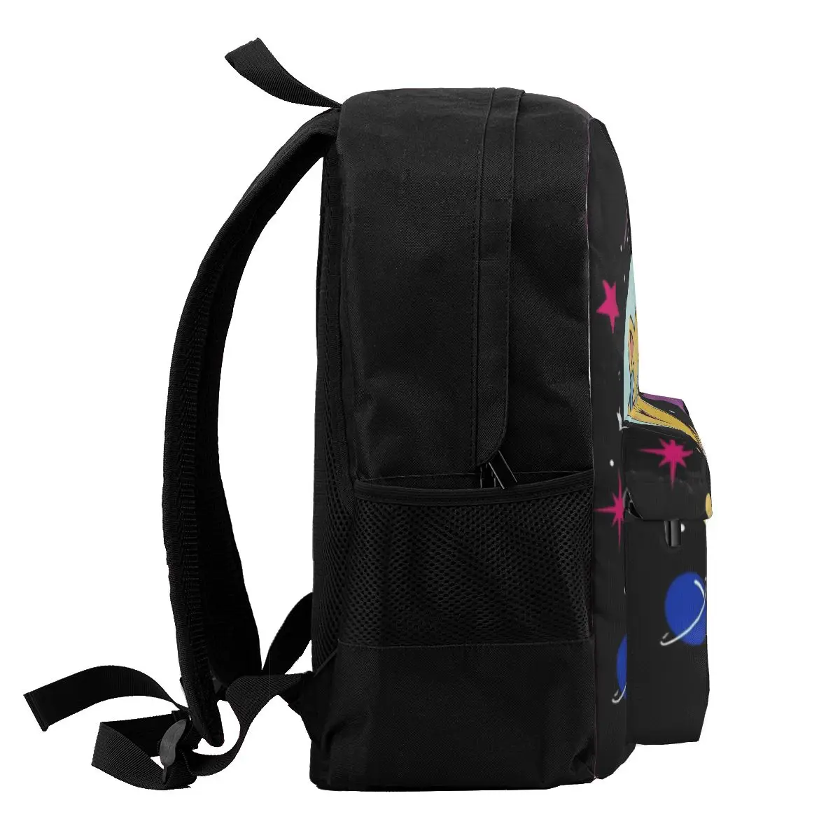 Mochilas Bissexuais Cat in Space, Mochila para Estudantes, Mochilas Escolares para Crianças, Mochila para Laptop, Bolsa de Ombro para Meninos e Meninas