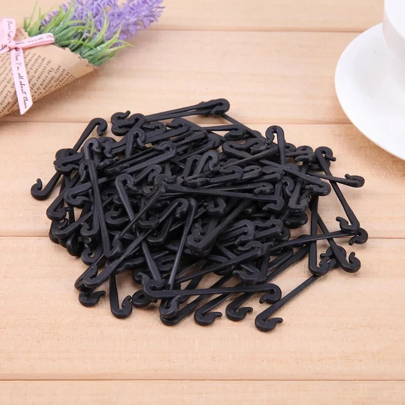 50-500Pcs Vines Vegetable Tendril Farming Clip Plastic Grafting Clips Fastener Plant Storage Rack Balcony Flower Stand