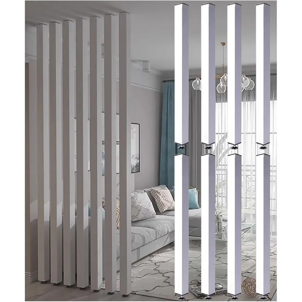 

Регулируемые деревянные перегородки от пола до потолка, 8-10 предметов, для разделения комнаты в доме, офисе и ресторане, высота 2,3–7,9 фута