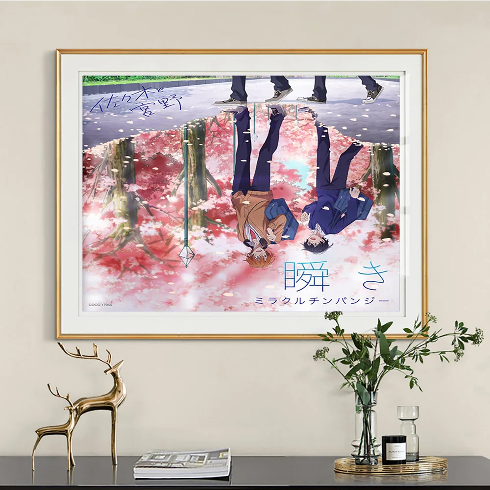 الحب من قتل انمي ياباني الفن طباعة ملصق الكرتون مانغا قماش اللوحة Otaku ديكور غرفة نوم جدار الصورة