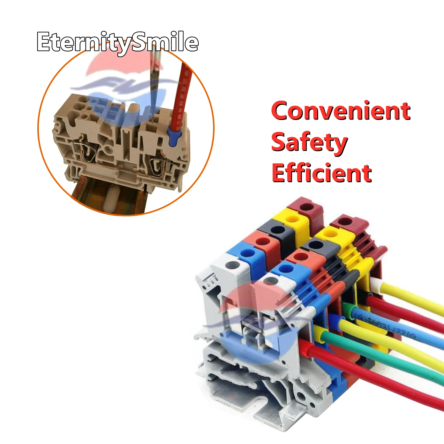 800Pcs/Box 8 Values Cable Wire Crimp Terminal Cable Tube EuropeanType Mixed Copper Wire Connector Kit