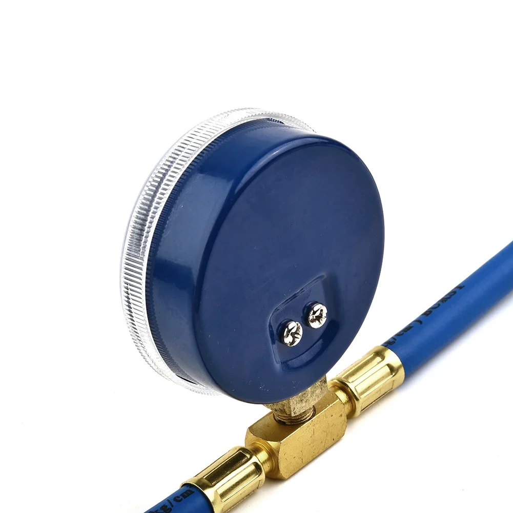 

Hose Gas Gauge Charging Pipe 24BAR 350PSI Measure 240g Kit Vehicle A/C Air Conditioning Gas Gauge Hose Recharge