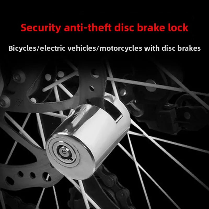 Portable Security Lock Durable Sturdy Mountain Electric Bike Metal Anti-theft Lock