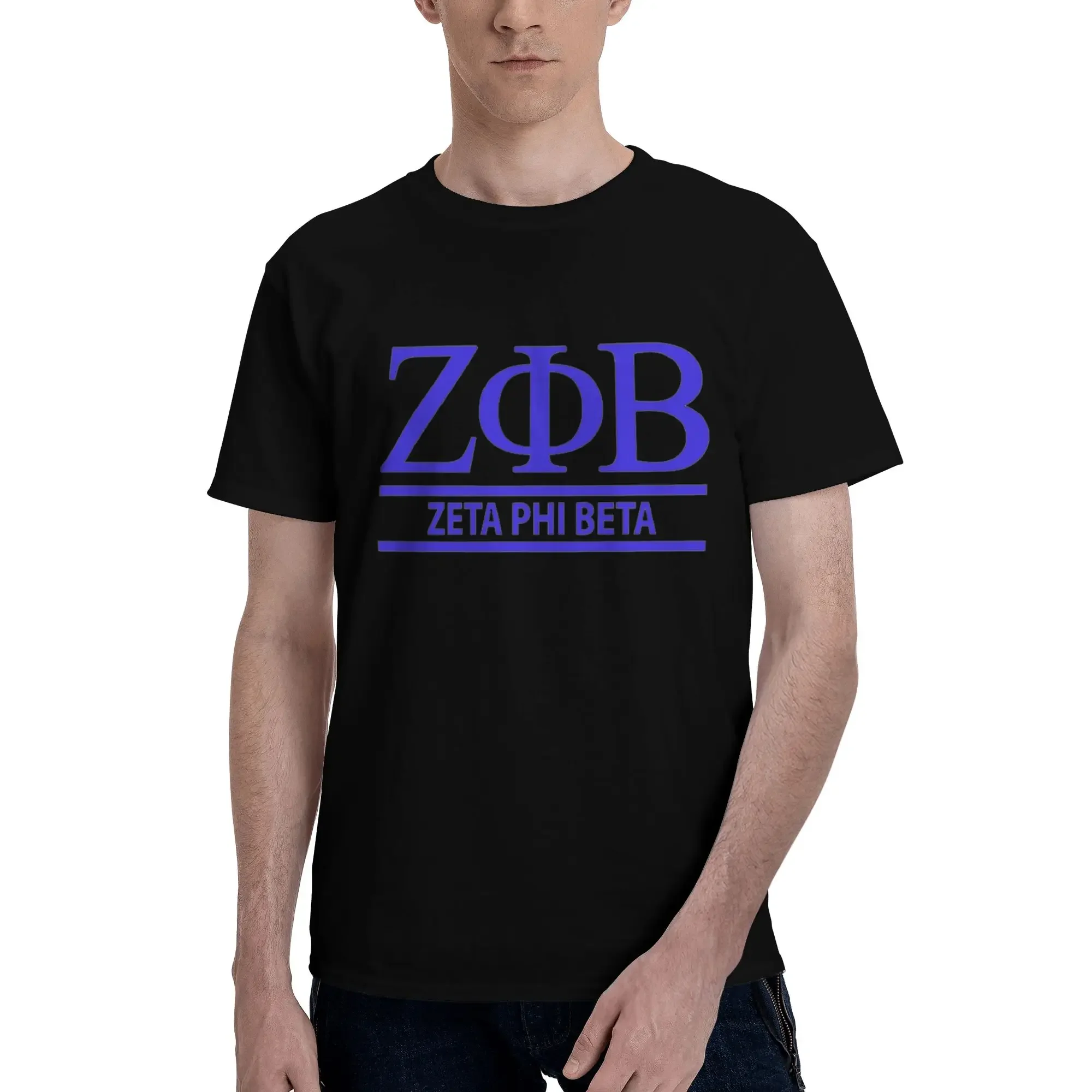 Zeta Phi Beta Greek Letter 1920 ZOB 100% Cotton T-Shirt Men's Fashion T Shirts Men O-Neck Short Sleeve S-6XL