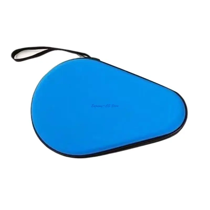 

Y51D Pingpong Paddle Bag Waterproofs Table Tennis Paddle Hard Case Zippers Handbag