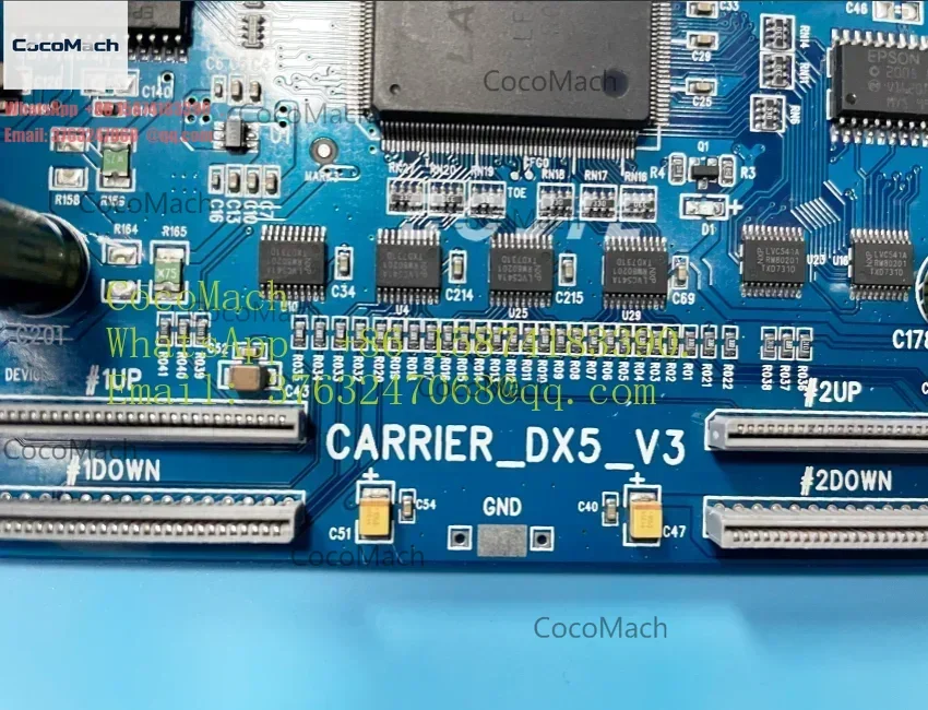 DX5 V3 Double Head Board Senyang, Locor Inkjet Printer DX5 Carriage Board