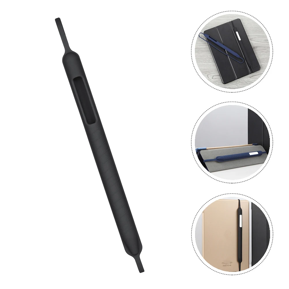 

1pc Silicone Stylus Pen Cover Anti-Slip Elastic Strap Compatible For Apple Pencil 1/2 Protective Sleeve Case Soft Skin-Friendly