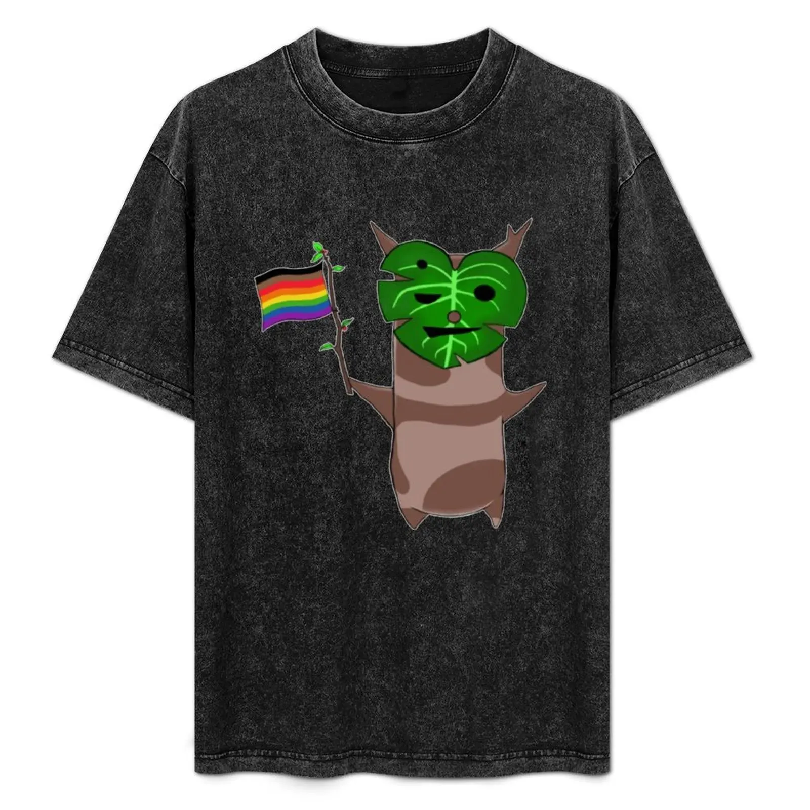 

BOTW Korok Rainbow Pride Flag T-Shirt Plus Size Simple Casual Top