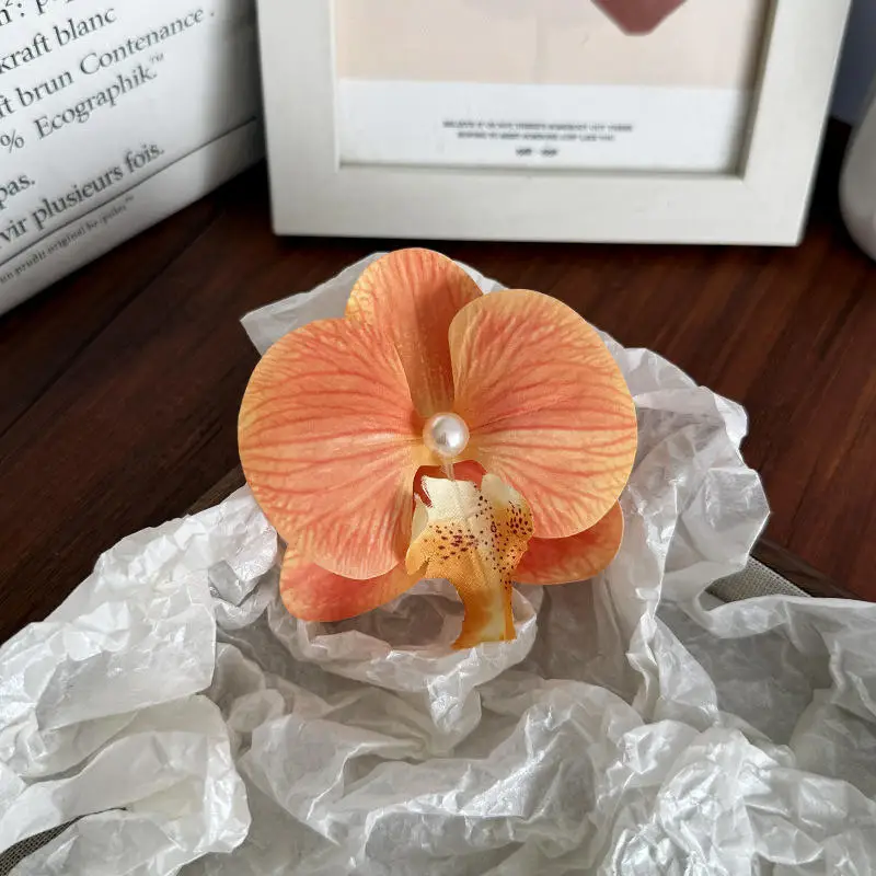 1/2/5 قطعة دبوس الشعر فراشة السحلية مشبك شعر أنثى زهرة الجانب كليب جو دبوس الشعر مجزأة مشبك شعر زهرة خوذة