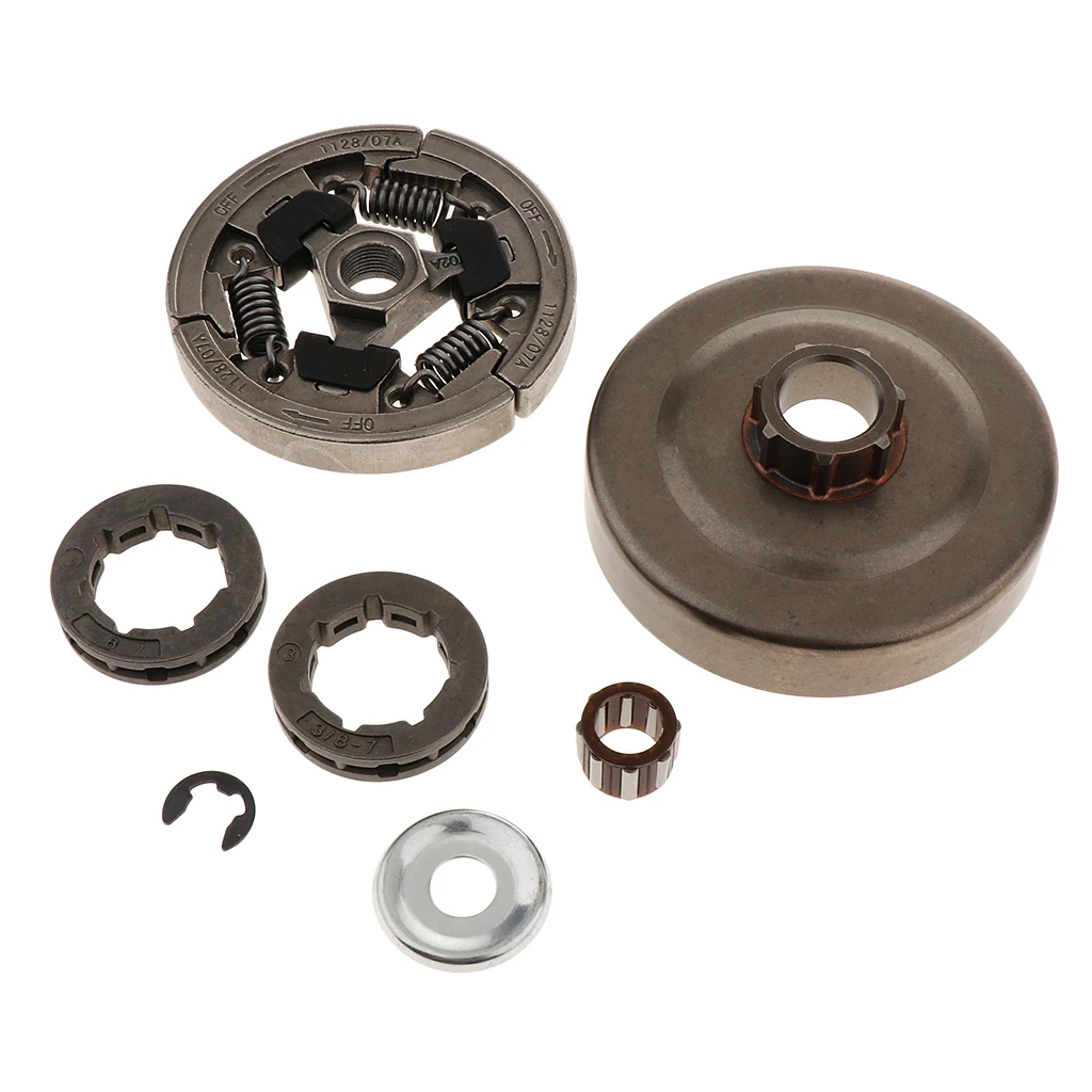 3/8 Inch 7T Clutch Drum Bearing Kit for Stihl 036 MS360 Chainsaw Lawn Mower Replacement Parts