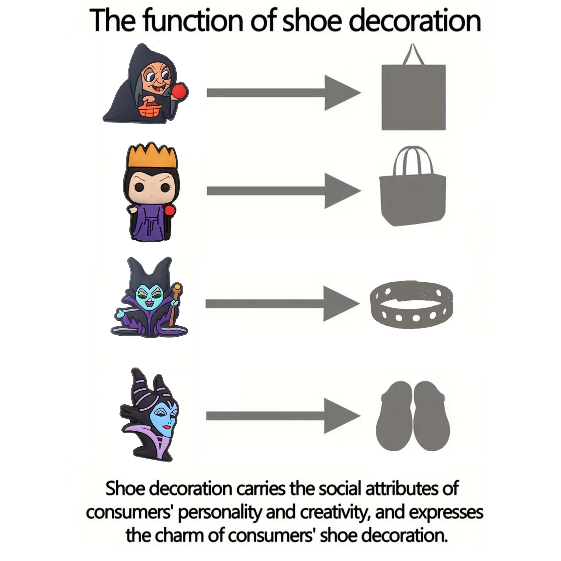 12pcs/set Cute Villain Cartoon Shoe Charms DIY Garden Shoes Decorations Accessories for Clog Sandal Buckle Kids Party Gifts