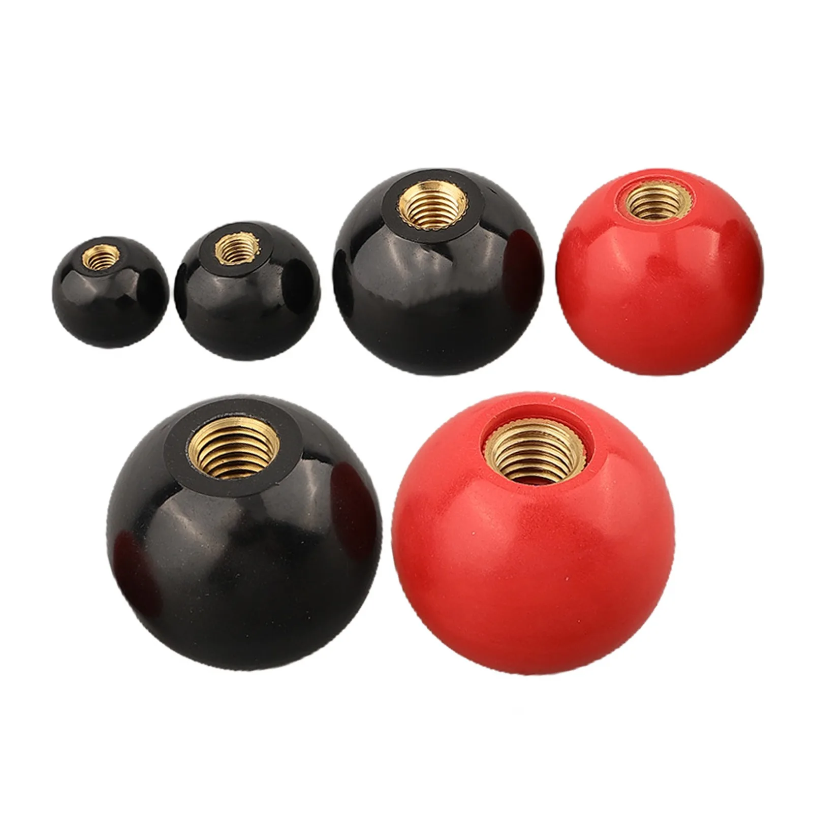 M4-M12 Round Ball Handle Ball Knobs Bakelite Lever Knob Grip Handles Handle Ball Nut Machine Tool Replacement