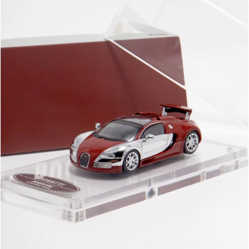 

Коллекционная модель автомобиля Mortal Diecast Veyron Super Sport в масштабе 1:64, имитация из сплава, статическая, для демонстрации, подарок, украшение, игрушка