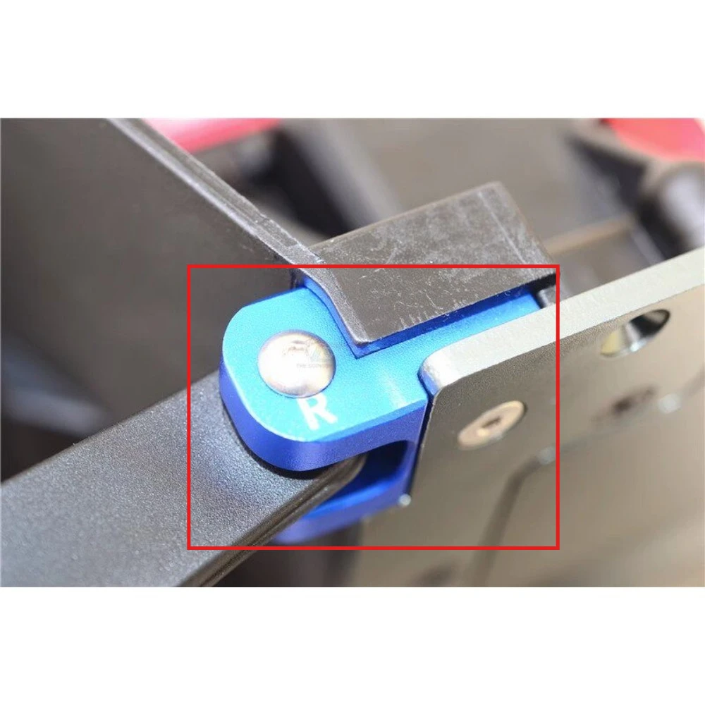 RC Car Spare Parts Aluminum Alloy Rear Lower Chassis Tie Rod Mount for LOSI SUPER BAJA REY 1/6 custom size Replacement Accessory