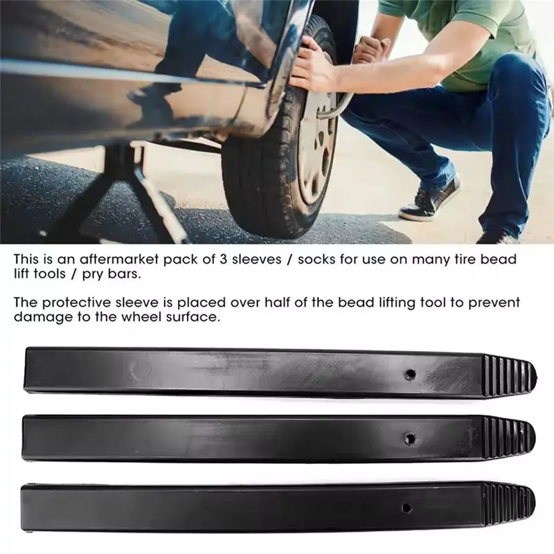 A54K-For Tire Bead Tool 3Pcs Car Parts Protective Cover Changer Lever Cover Protector Scratch Guard