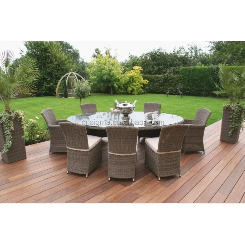 rattan furniture  patio  sets   oval table set