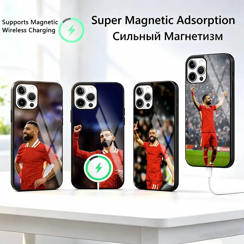 

Mohamed Salah 10 Football-l Phone Case For iPhone17,16,15,14,13,12,11 Plus,Pro Supports Magnetic Wireless Charging