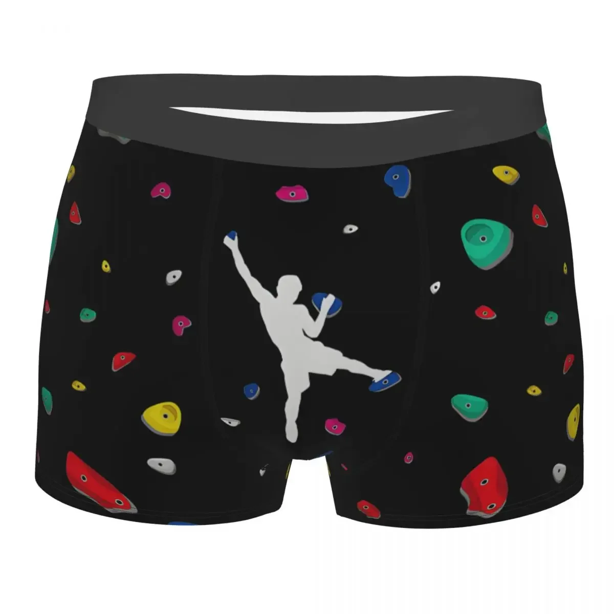 Climbing Boulder Wall Rock Climber Bouldering Underwear Men Breathable Boxer Briefs Shorts Panties Soft Sexy Underpants For Male