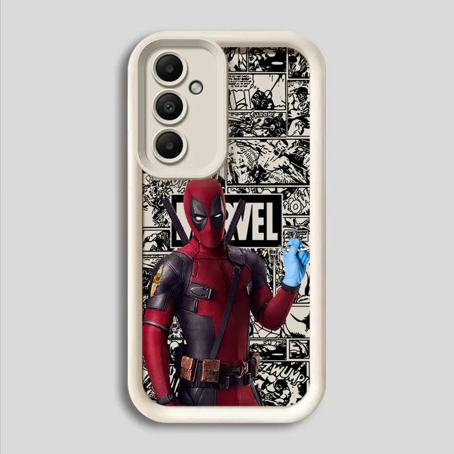 Marvel Deadpool Cool Phone Case for Galaxy A15 A72 A52 4G 5G A25 A35 A55 A51 A73 A52s A53 A54 5G A71 4G Cover