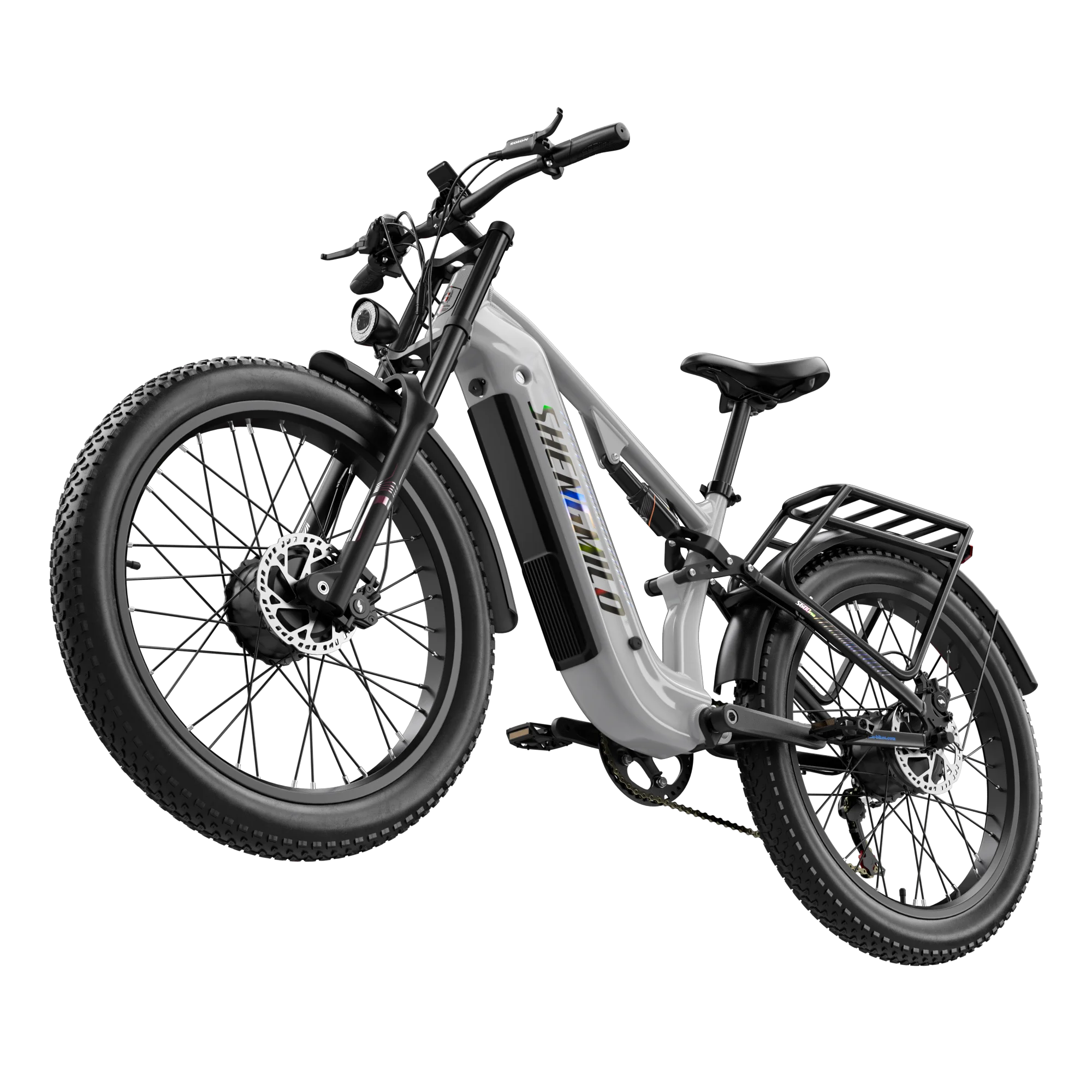 Shengmilo S600 Pro Elektrofahrrad für Erwachsene ,Doppelmotor ,Fatbike ,48V25AH Akku ,Elektrofahrräder 26 Zoll ,Elektrisches Mountainbike ,e bike herren