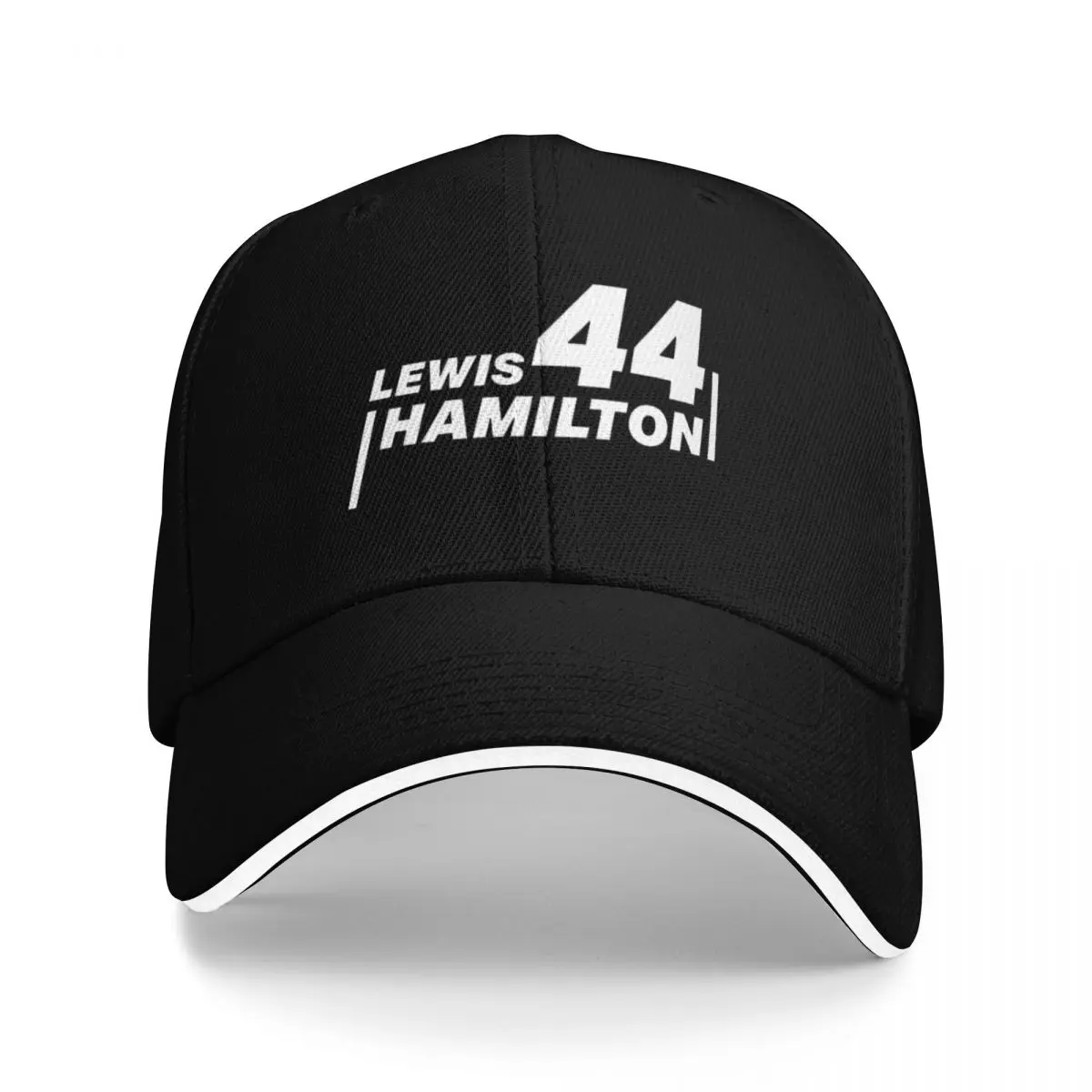 Branco Vermelho Lewis Hamilton # 44 bonés de beisebol esportivos motorsport feminino masculino personalizado chapéu coquete de praia boné de pico