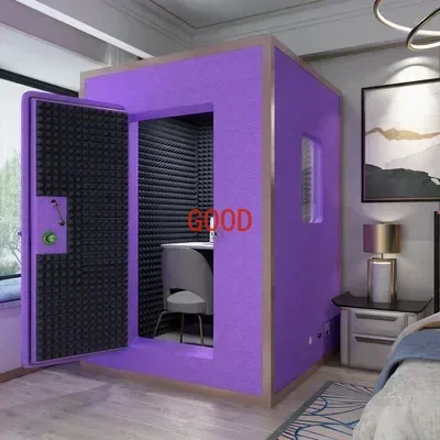 

Мобильная, домашняя звукоизоляция, помещение с защитой от помех, семейный звукоизоляционный сарай, бесшумная кабина, прослушивающая комната