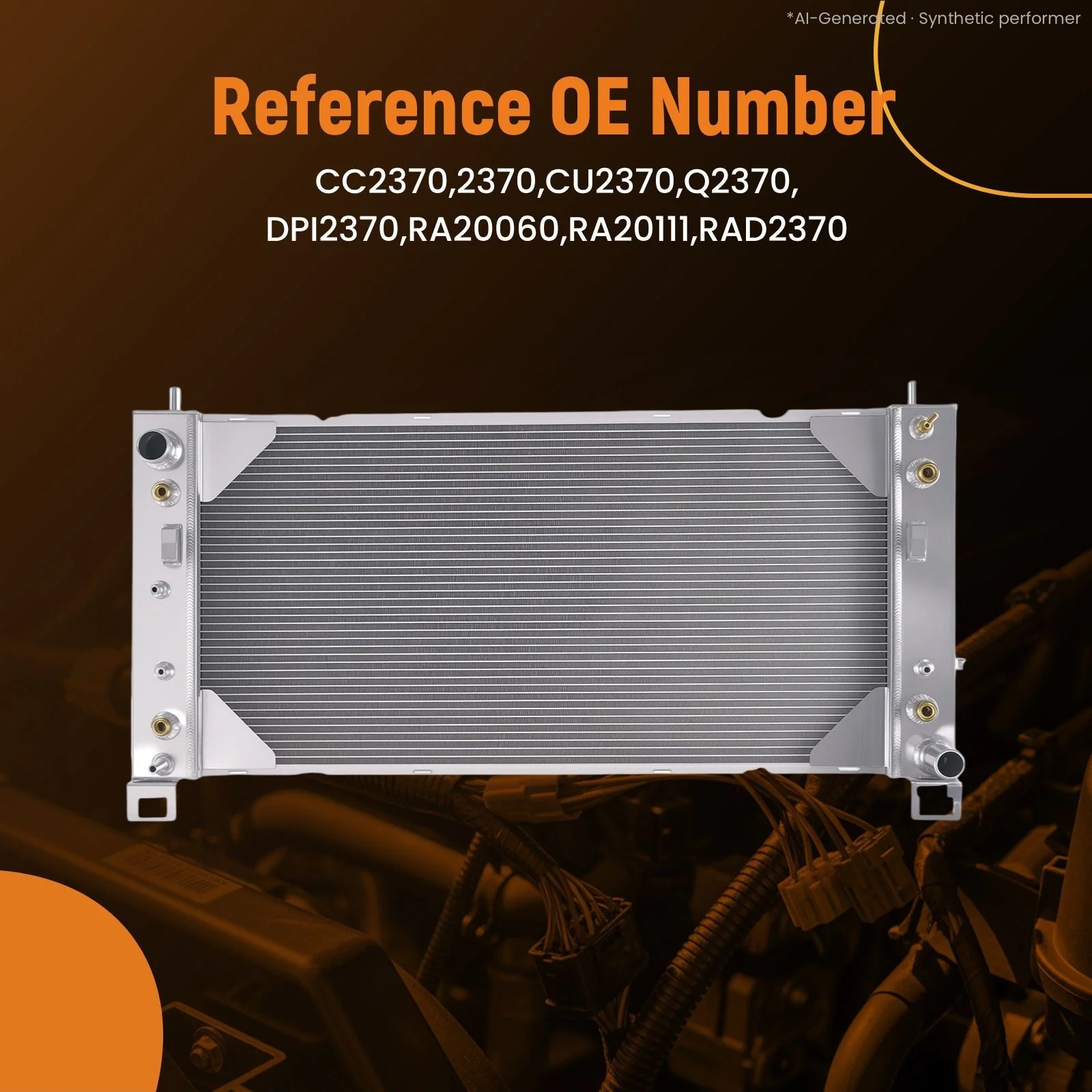 Aluminum Cooling Radiator for Chevy Tahoe/Suburban 2000-2014 5.3L 6.0L RA20060