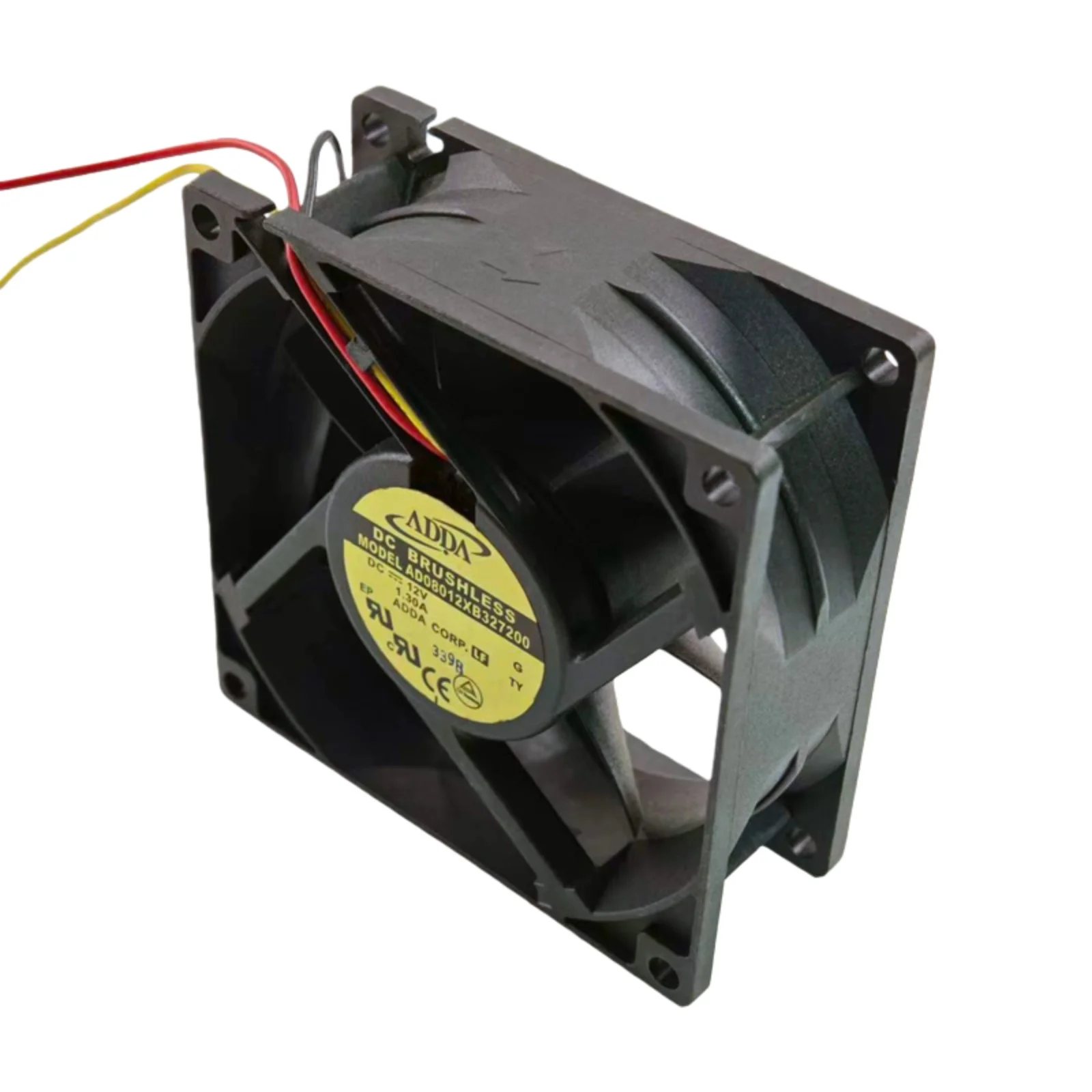 

New for ADDA AD08012XB327200 80x80x32mm DC12V 0.72A Cooling Fan 7000RPM 97CFM with Alarm Signal for Elevator Control Cabinet