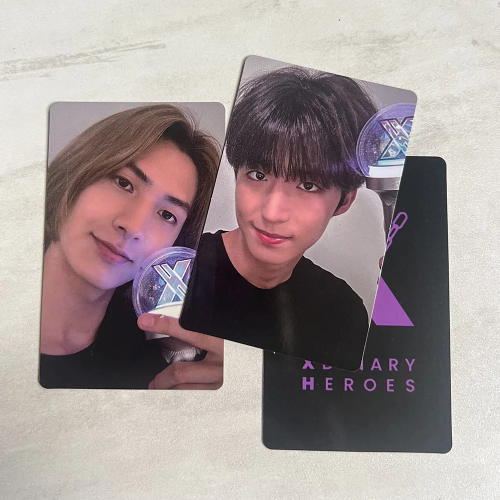 6 ピース/セット Kpop Xdinary ヒーローズホールドライトスティックフォトカードデッドロックアルバム Selfie カード Gaon Jooyeon Gun-il ポストカードファンギフト