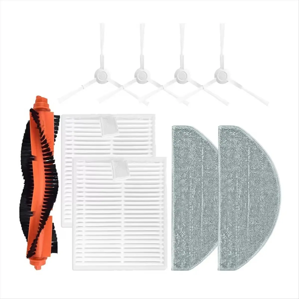 AB30 For Robot Vacuum S20 / D106 Sweeper Cleaner Parts Roller Side Brush Hepa Filter Mop Cloth Rags Accessories