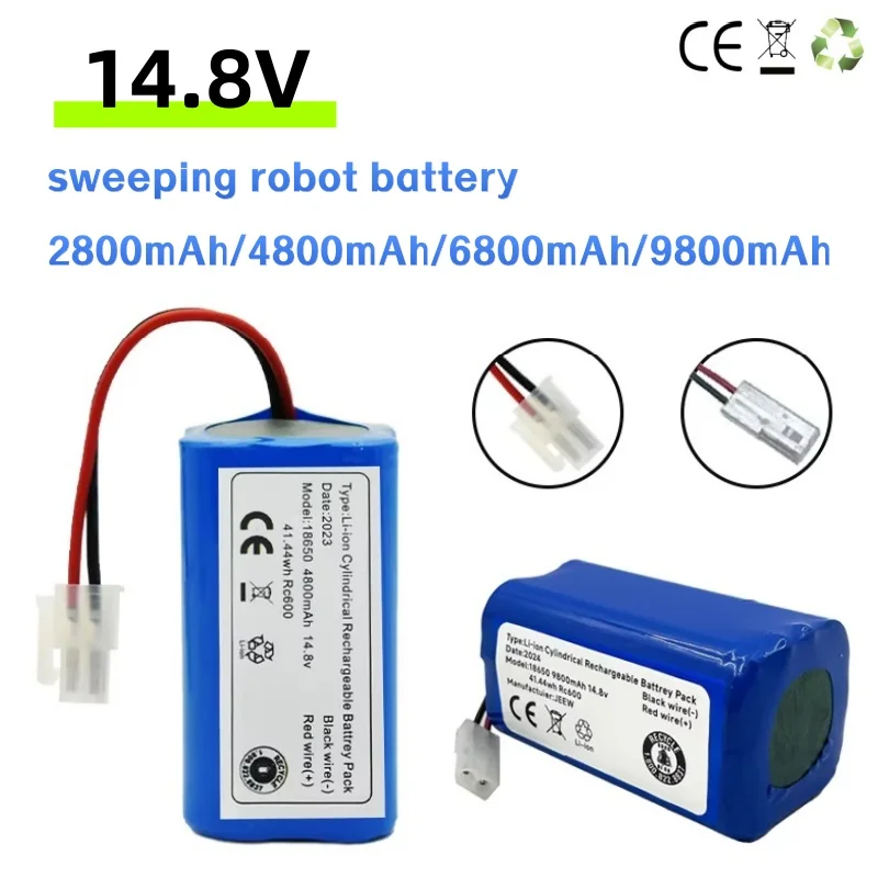 Литий-ионный аккумулятор 14,8 В 4S1P, для робота-пылесоса XIAOMI MIJIA Mi XiaoMi G1 MJSTG1, SKV4136GL R30,ILIFE A4, A4S, V7, V7S, 9800 мАч Литий-ионный аккумулятор 14,8 В 4S1P, для робота-пылесоса XIAOMI MIJIA Mi XiaoMi G1 MJSTG1, SKV4136GL R30,ILIFE A4, A4S, V7, V7S, 9800 мАч