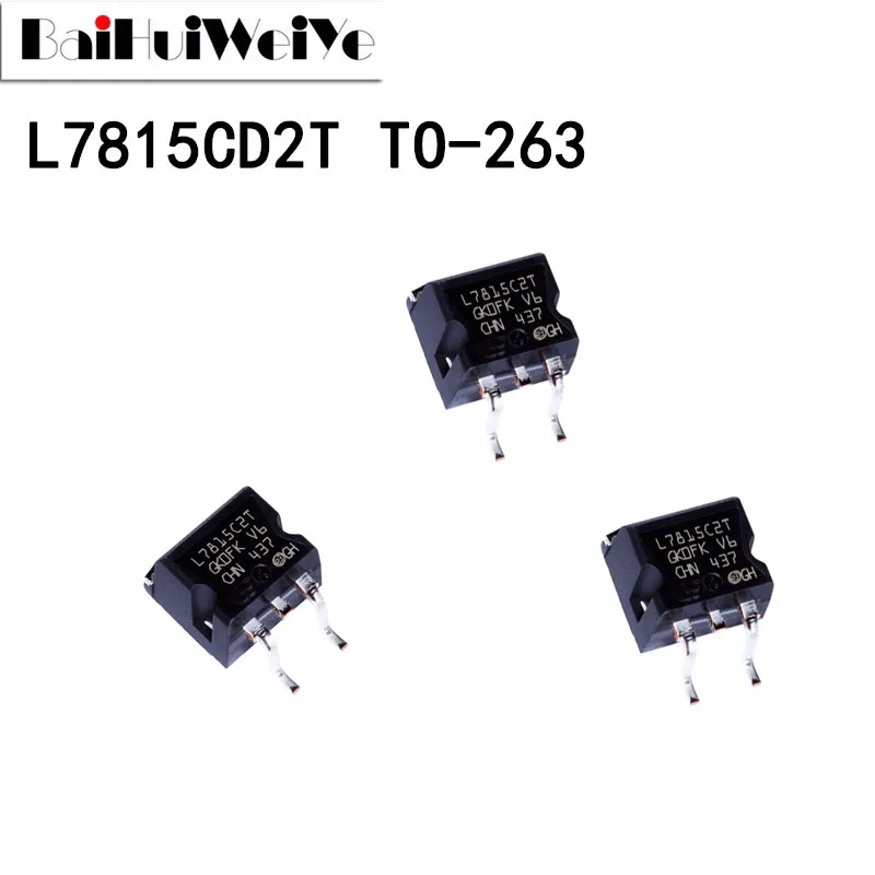 10PCS L7815CD2T L7815 L7815C2T TO-263 New Chipset MOSFET MOSFT Three-terminal Voltage Regulator