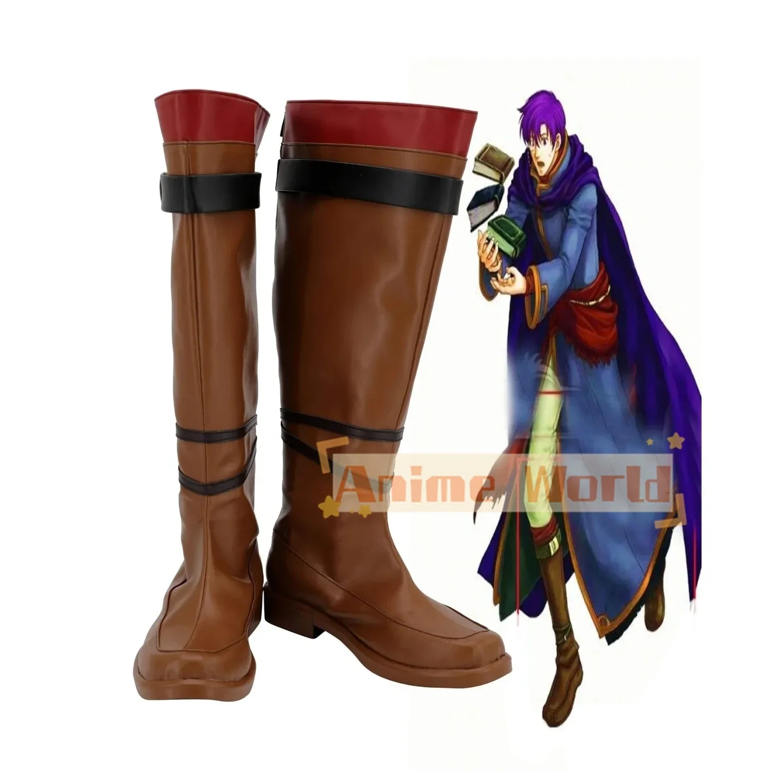 

Fire Emblem Fire Sword Canas Обувь для косплея Сапоги на заказ Хэллоуин Карнавальная вечеринка Реквизит