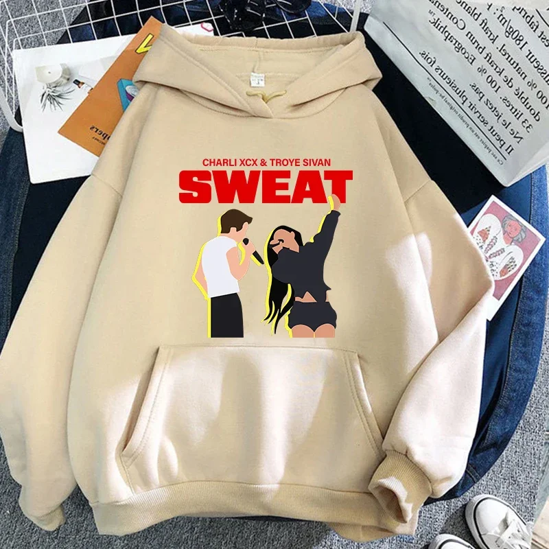 

Charli XCX Sweat Tour 2024 Hoodie Charli XCX Music Merch Fans Gift Hoodie Unisex Autumn Winter Fashion Casual Sweatshirt Clothes