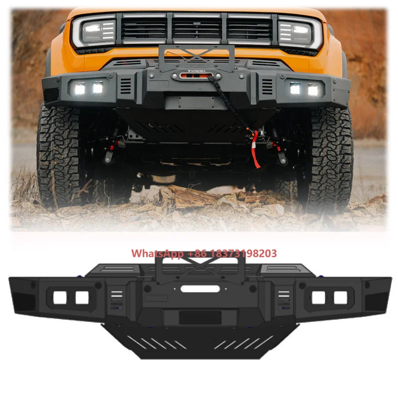 Автомобильные аксессуары YBJ, защита переднего бампера Bull Bar, крышка 4WD, модифицированная для BAIC BJ40PRO 2024-2027 для BEIJING BJ40, стальная полоса Bull Bar