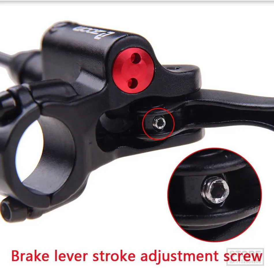 ZOOM HB876 Four Piston Mountain Bike Hydraulic Disc Brake Set 4-Piston MTB Oil Pressure  Caliper 800/1400mm Bicycle